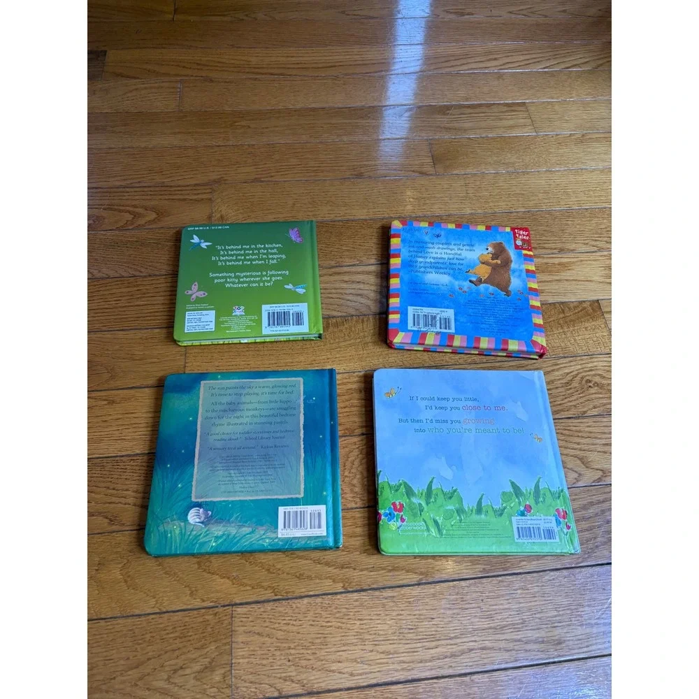 Set of 4 Childrens Board Books Its Following Me Snuggle Up Heaven Is‎ Having You